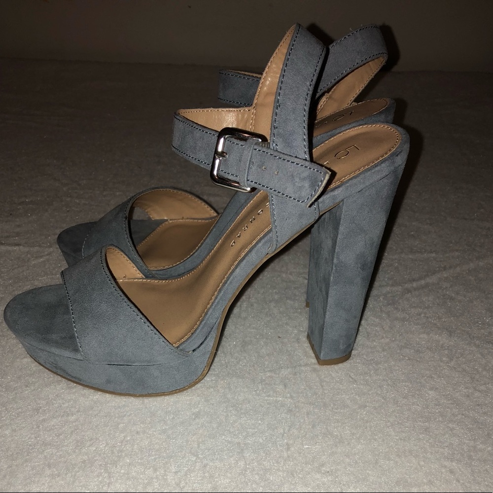 Blue heels